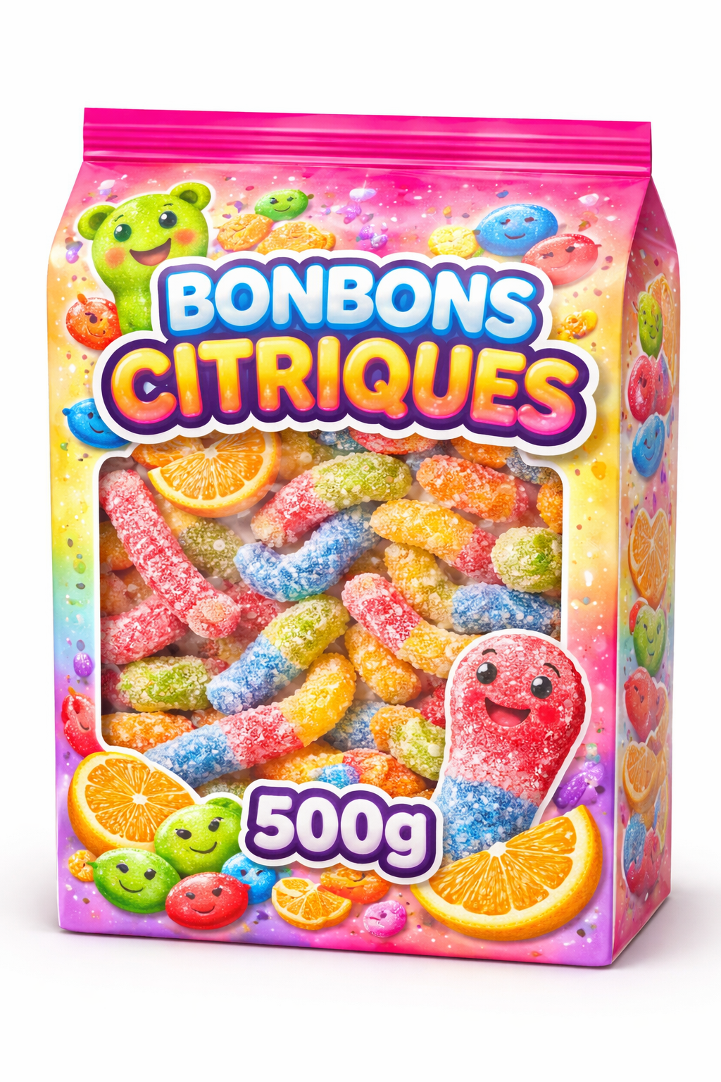 Pack 500 gr Bonbons Citrique